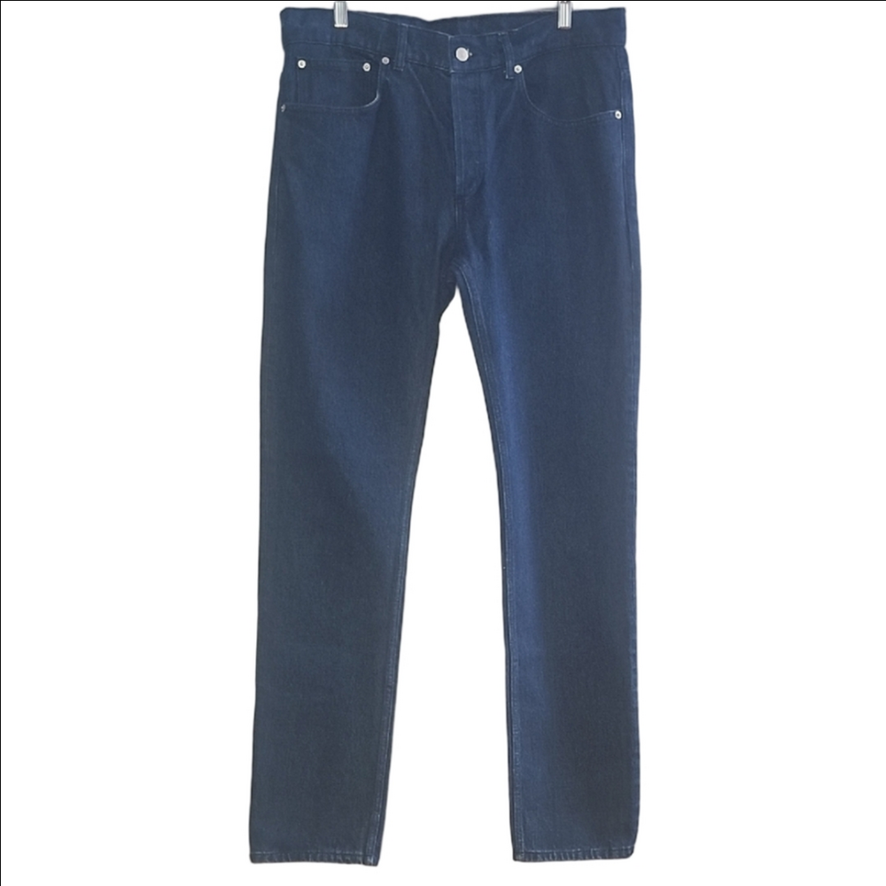 Classic Men's Dark Blue Jeans